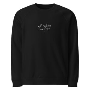 $> git rebase me/you --sweatshirt